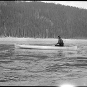 Cover image of Man in canoe on Columbia River