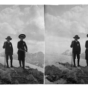 Cover image of Elliott Barnes Jr. and Lois Barnes on summit, Mount Aberdeen