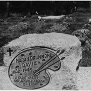 Cover image of Headstone on grave of Nora Drummond-Davies