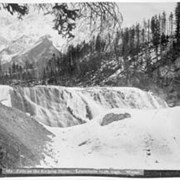 Cover image of 682. Falls on the Kicking Horse, Leanchoile, 103 ft. high, Winter