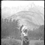 Cover image of Unknown man in headdress