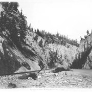 Cover image of Entrance to Lower Kicking Horse Canyon, near Golden. 300.