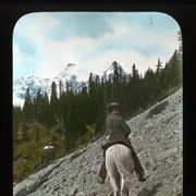 Cover image of [Man on horseback near Camp Parker]