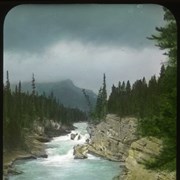 Cover image of At the mouth of the north fork [North Saskatchewan River]