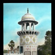 Cover image of Agra- Minaret at Tomb of Itmud-ud Daulah