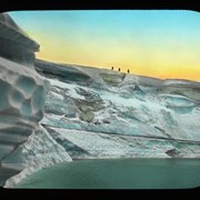 Cover image of [3 climbers on glacier, Lake of the Hanging Glacier]