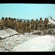 Cover image of Group of Eskimos at Douglas Harbour Hudson Strait