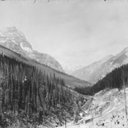 Cover image of Kicking Horse Canon, near Field B.C. / On Line of Canadian Pacific Railway. 18-31