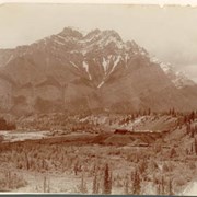 Cover image of Anthracite and Cascade Mountain from Hoodoos, Alba / On Line of Canadian Pacific Railway. 16-42