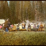 Cover image of Alpine Club Camp, Sherbrooke Lake 1911  / Mary M. Vaux