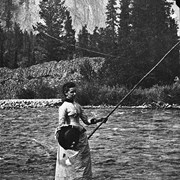 Cover image of Kate E. Beale at Banff [fishing near confluence of Bow and Spray River]
