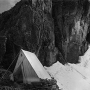 Cover image of Camp on Pope's (or Niblock's?) Pass [Lake Louise vicinity
