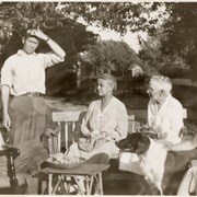 Cover image of Group in garden