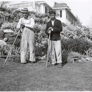 Cover image of Gardeners at Robb family home