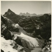 Cover image of Mountain landscape - from Abbot Pass