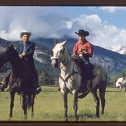 Cover image of Johnny Bearspaw (Rhuya Thiha) (Golden Eagle Claw) & son David Bearspaw Jr., Stoney Nakoda