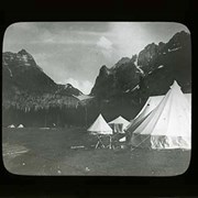 Cover image of Group camp tents