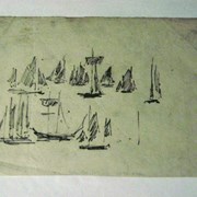 Cover image of Small Sketches of Sailboats