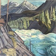 Cover image of Above Bow Falls