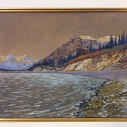 Cover image of Bow River near Exshaw, Alta