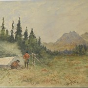 Cover image of Camp in Sifton Pass, B.C.