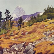 Cover image of Mount Assiniboine from Sunshine Slopes