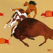Cover image of Charge of a Buffalo Cow