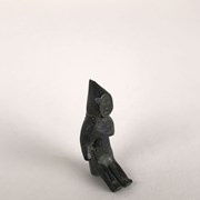 Cover image of Untitled (Seated stone figure)