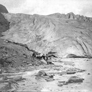 Cover image of [Alpine Club members at Yoho Glacier (?)]