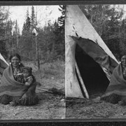 Cover image of [Stoney Nakoda mother and child at Kootenay Plains, Alberta]