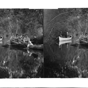 Cover image of Barnes family boating on Willow Creek