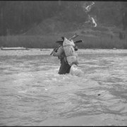 Cover image of Hunter fording river