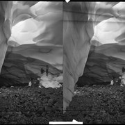 Cover image of Group of people in snow cave, Illecillewaet Glacier, Glacier, B.C.