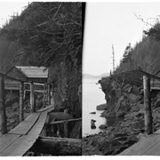 Cover image of Cabin on shore of lake