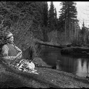 Cover image of Elliott Barnes fishing on Forty Mile Creek
