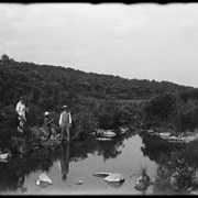 Cover image of People fishing on Little Jumping Pound Creek