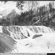 Cover image of 682. Falls on the Kicking Horse, Leanchoile, 103 ft. high, Winter