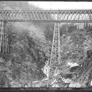 Cover image of 654. Stony Creek Bridge, Selkirks, 296 ft. high
