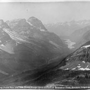 Cover image of 790. Kicking Horse Pass and Van Horne Range from the summit of Boundary Peak, Rockies, height 9,000 feet