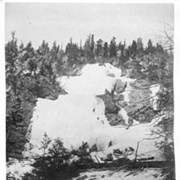 Cover image of 686. A Cascade in Winter in the Kicking Horse Canyon