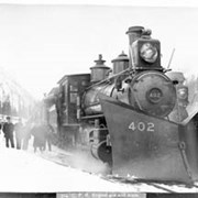 Cover image of 704. C.P.R. Engine 402 and train