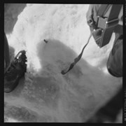 Cover image of Revelstoke.  Ski Jumping.  March 1958.