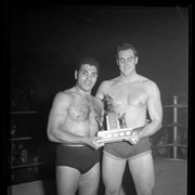 Cover image of Al. [Alberta] Wrestling pictures, 1952