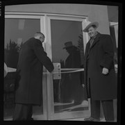 Cover image of Official Opening of Banff New P.O. [Post Office]; March 9, 1956