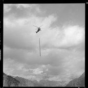 Cover image of Helicopter & Calgary Power, Dec. 1962