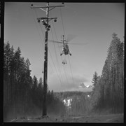 Cover image of Helicopter & Calgary Power, Dec. 1962