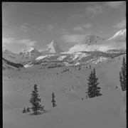 Cover image of Mt. [Mount] Assiniboine, Valley of the Rocks, April 1956