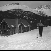 Cover image of Mt. [Mount] Temple Ski Chalet, Lake Louise, 1956
