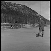 Cover image of TCH. [Trans Canada Highway] Surveyors Course; B.S.F.A. [Banff School of Fine Arts]; April 13, 1957