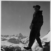 Cover image of Mt. [Mount] Brewster, Cornice Dynamiting, Warden Service, April 1956